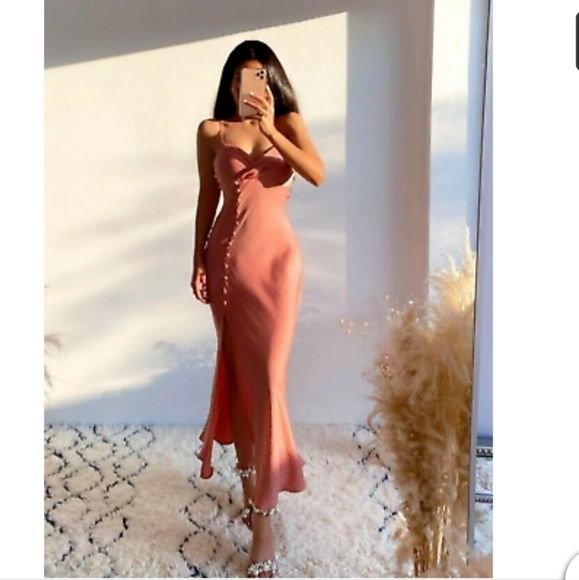 NWOT  Zara Buttoned Slip Dress - Picture 5 of 9